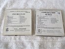 2 x THE BEATLES TWIN TRACK MONO TAPE RECORD ( HELP & A HARD DAYS NIGHT )
