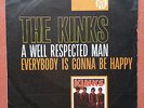 THE KINKS-A WELL RESPECTED MAN RARE ITALY  7'' PS VG+/EX UNIQUE COVER