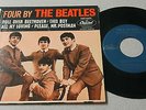 Four By The Beatles-Capitol Records Vinyl EP w/Cover