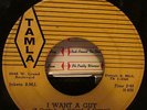 GIRL GROUP SUPREMES TAMLA 54038 I WANT A GUY/NEVER AGAIN STRIPE LABEL