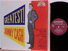 JOHNNY CASH - GREATEST JOHNNY CASH - ORIGINAL RARE CANADIAN COPY - NM. LP