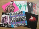 SIX VARIOUS PUNK ROCK RECORDS CLASH DRONES JOY DIVISION   ETC