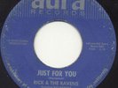 DOORS/RAY MANZAREK 45 Rick and the Ravens - Just For You b/w Henrietta (Aura)