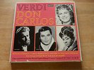 VERDI Don Carlos SOLTI TEBALDI BEGONZI 4LP box DECCA SET 305/08