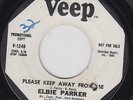 ELBIE PARKER Please Keep Away From Me 45 on Veep northern soul grail HEAR