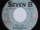Northern Soul 45 OLIVER MORGAN Roll Call SEVEN B HEAR