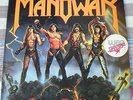 Manowar Fighting The World RARER GREEK ORIG PRESS 1987 HEAVY METAL LP NR MINT
