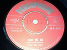 Beatles love me do/P.S. I Love You Red Parlophone R-4949 Dated 1962 Excellent N1