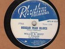 c 78 RPM Willie B. Huff Rhythm 1770 in V+