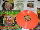 SENDELICA (FRUITS DE MER) CRABSTOCK RARE ORANGE VINYL LP + POSTERS / PRESS SHEET