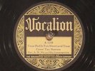 78 RPM  Rev. A. W. Nix and His Congregation, Vocalion 1159, EE-  Blues / Gospel