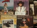 5 PROMOTIONAL COPIES DAVID ALLEN COE JOHNNY PAYCHECK Vinyl Records Country Music