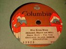 JAZZ CHICAGO BLUES DANCE ORCH Blue Grass Blues COLUMBIA 3923 E