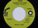 Funk 45 MACK RICE Three People In Love CAPITOL HEAR