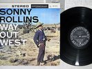 SONNY ROLLINS WAY OUT WEST CONTEMPORARY LAX-3010 Japanese Pressing Vinyl LP