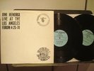 JIMI HENDRIX LIVE L.A. LOS ANGELES FORUM 4-25-70 ORIG 2LP RUBBER DUBBER NO TMOQ