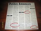 PETITES ANNONCES Same RARE PRIVATE FRENCH PROG JAZZ RECORD NM 