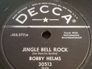 Decca 78 RPM Bobby Helms 30513 Jingle Bell Rock V+