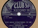 DOO-WOP 78 : RUDY GREENE & THE FOUR BUDDIES ON CLUB 51 C-103 IN E CONDITION