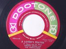 rare R&B Popcorn 45 VERNON GREEN & MEDALLIONS a lover's prayer DOOTONE Hear