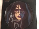 Kiss Ace Frehley Signed Solo Album Aucoin Picture Disc 1978 NM