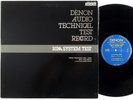 DENON RIAA System Test AUDIO TECHNICAL TEST RECORD audiophile lp