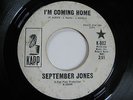 RARE ( SOUL 45 ) 1966 ORIG KAPP DJ PROMO - SEPTEMBER JONES - I'M COMING HOME