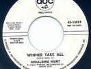 Geraldine Hunt RARE Northern Soul PROMO 45 ABC Winner Take All Lovers Only HEAR