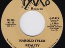 HAROLD TYLER Reality RARE crossover 45 modern soul funk northern soul LISTEN