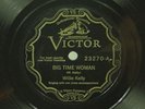 Willie Kelly (Roosevelt Sykes) Big Time Woman/Thanksgiving Blues Victor 23270