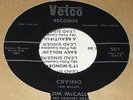 HAUNTING KILLER BLUEGRASS Jim McCall A Rover And Rambler/Crying 45 Vetco#501 NM