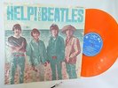 THE BEATLES HELP RARE TAIWAN IMPORT ORANGE VINYL FIRST RECORDS ALBUM LP