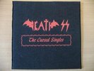 DEATH SS CLOTH BOX OF 4  7' SINGLES RED LOGO FIRST PRESS VERY RARE