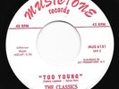 Doo Wop R&B 45 CLASSICS Too Young/Who's Laughing, Who's Crying Musictone HEAR