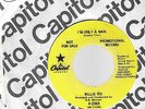 Willie Tee 45 Rare nm Only A Man /Walk Tall Capitol Promo Northern Mod Soul Hear