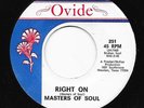 Funk 45 MASTERS OF SOUL Right On/The Vow Ovide NM HEAR Nice