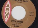 ETTA JAMES Seven Day Fool 45 on Argo mod R&B soul VG+ HEAR