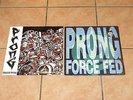 PRONG- FORCE FED & PRIMITIVE ORIGINS  RECORD 2 LPs- NY Speedcore Metal