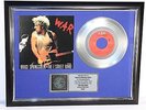 Bruce Springsteen, War, mit Cover, Platin Record, Schallplatte Award gold