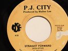 P.J. PJ CITY-STRAIGHT FORWARD /LOOK AROUND-RARE PRIVATE 70s FUNK SOUL 45 on RISE