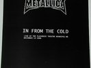 METALLICA In From The Cold LP Live '86 (w/Jason) New Import Color Vinyl Not TMOQ