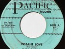 northern soul 45   The MONZAS “Instant Love” on PACIFIC   NM- HEAR