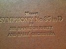 1926 Hamilton HARTY Halle Orch Mozart HAFFNER Symph No 35 in D K. 385 78