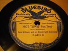 JAZZ FESS WILLIAMS ROYAL FLUSH ORCH Hot Town BLUEBIRD 6431 E+/E