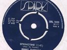 JIMMY THOMAS Springtime / (We aint here looking for) No trouble Spark SRL 1035