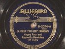 78 RPM   Happy Fats and Rayne-Bo Ramblers, Bluebird 2074, EE+ Cajun