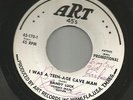 HALLOWEEN ROCKABILLY --RANDY LUCK- TEEN-AGE CAVEMAN -HEAR -1958  DJ FLORIDA ART