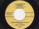 STARDAY Custom Wild Rockabilly CURLY SANDERS Brand New Rock & Roll JAMBOREE HEAR