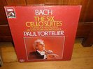 BACH-SIX CELLO SUITES-PAUL TORTELIER-EMI HMV 3LP BOX SET-GERMANY DMM W/BOOK-NICE