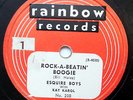 ESQUIRE BOYS w/ KAY KAROL Rock a beatin boogie 78rpm 1953 rockabilly  w233